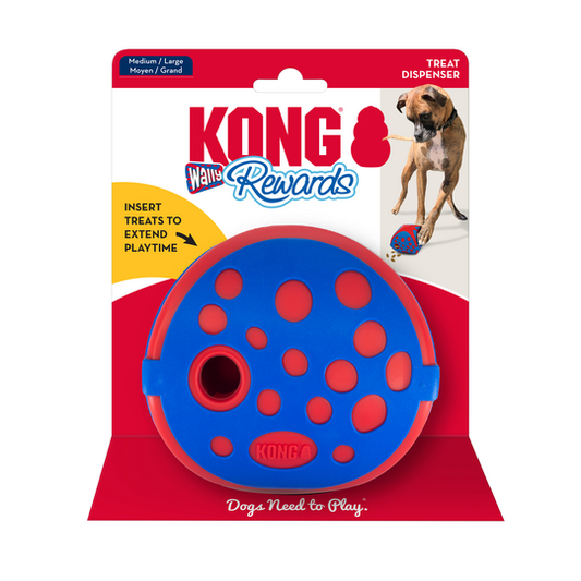 KONG Rewards Wally Medium/Large – Interactive Slow Feeder Dog Toy