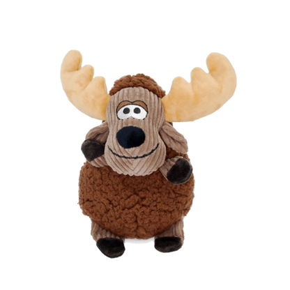 KONG Sherps Floofs Moose – Plush Dog Toy with Squeaker & Crinkle Antlers