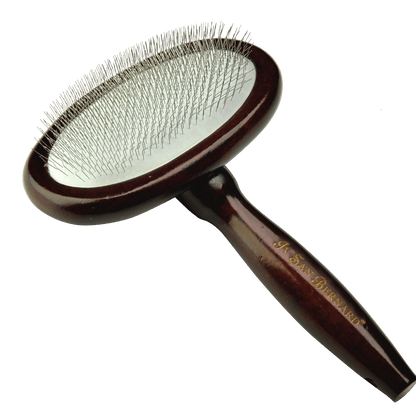 Large Oval Slicker Brush 13 cm | Undercoat & Detangling Brush for Dogs
