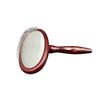 Large Oval Slicker Brush 13 cm | Undercoat & Detangling Brush for Dogs