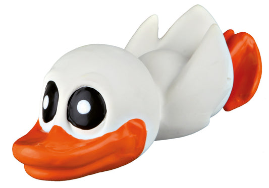 Latex Dog Duck Toy with Squeaker – 13 cm