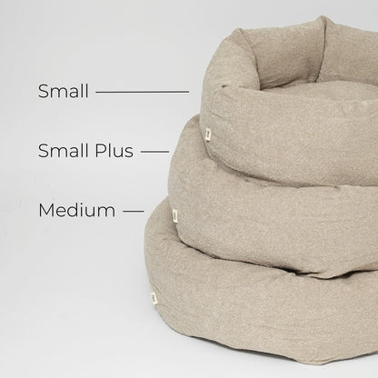 Luna Dog Bed 3.0 | Oat Bouclé – Luxury Danish Design Dog Bed