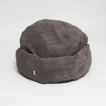 Luna Dog Bed 3.0 | Taupe Corduroy – Luxury Danish Design Dog Bed