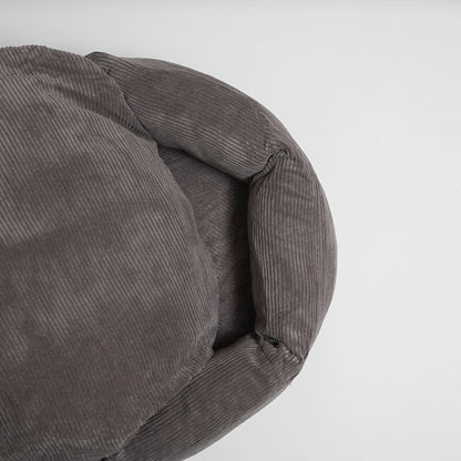 Luna Dog Bed 3.0 | Taupe Corduroy – Luxury Danish Design Dog Bed