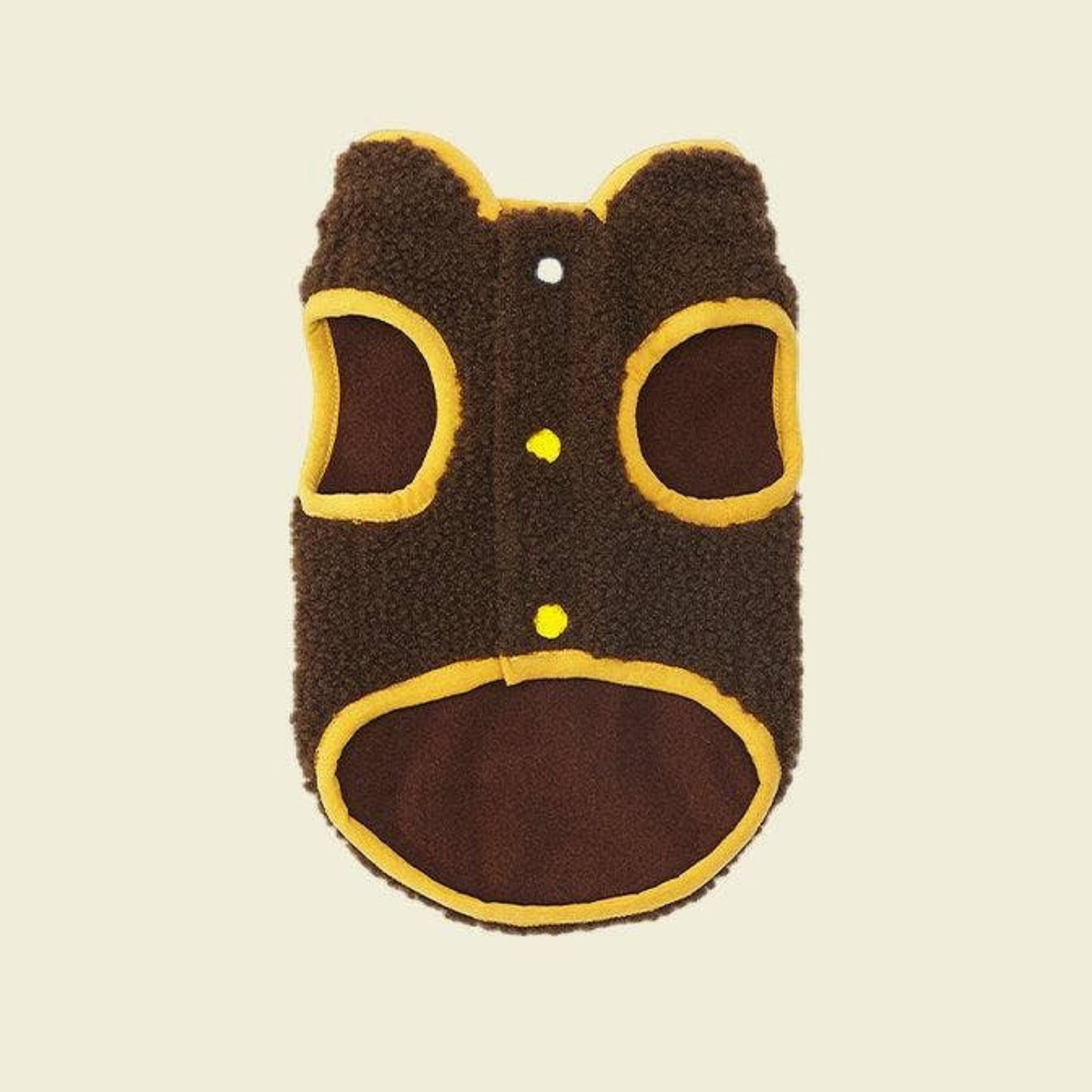 Outdoor Adventure Fleece Dog Jacket – Brown