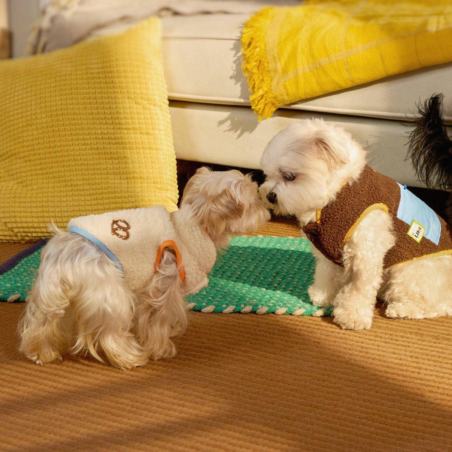 Outdoor Adventure Fleece Dog Jacket – Brown