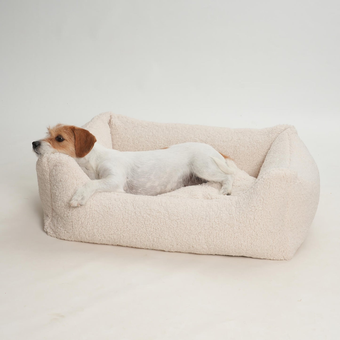 Paddy Cream Dog Bed – Recycled PET, Washable & Supportive