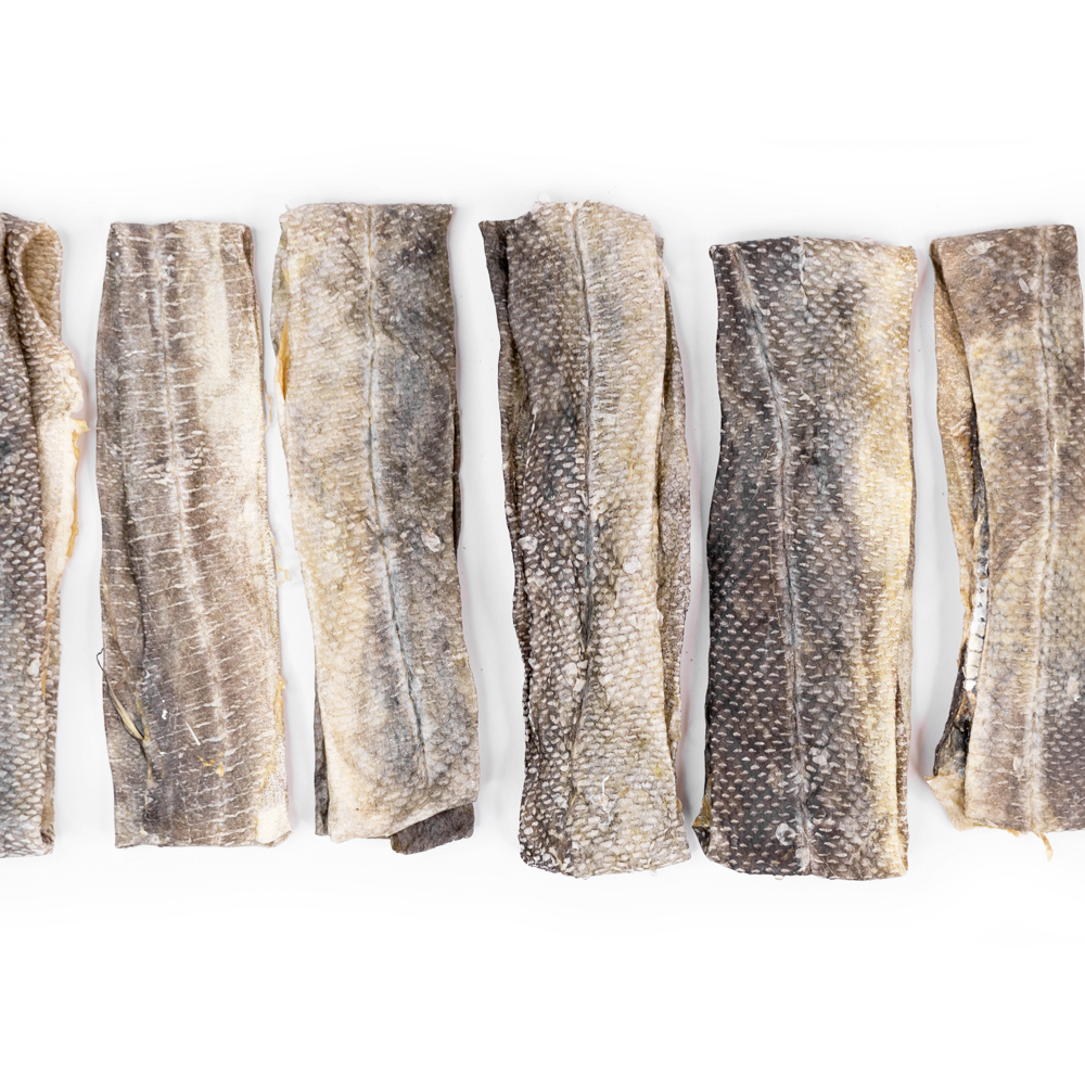 Snack’it EU Cod Skin Sticks Folded 100g – High-Protein Dog Chews