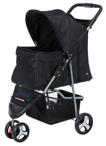 Trixie Pet Buggy Black – Foldable Dog & Cat Stroller