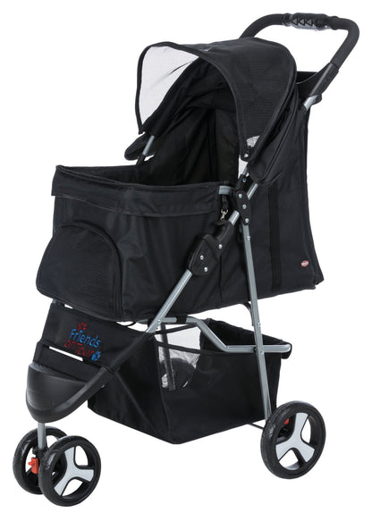 Trixie Pet Buggy Black – Foldable Dog & Cat Stroller