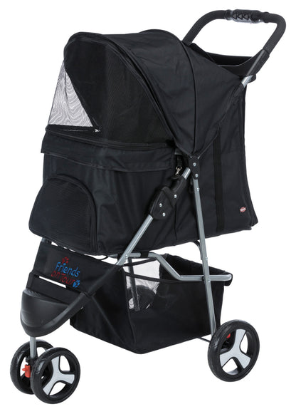 Trixie Pet Buggy Black – Foldable Dog & Cat Stroller