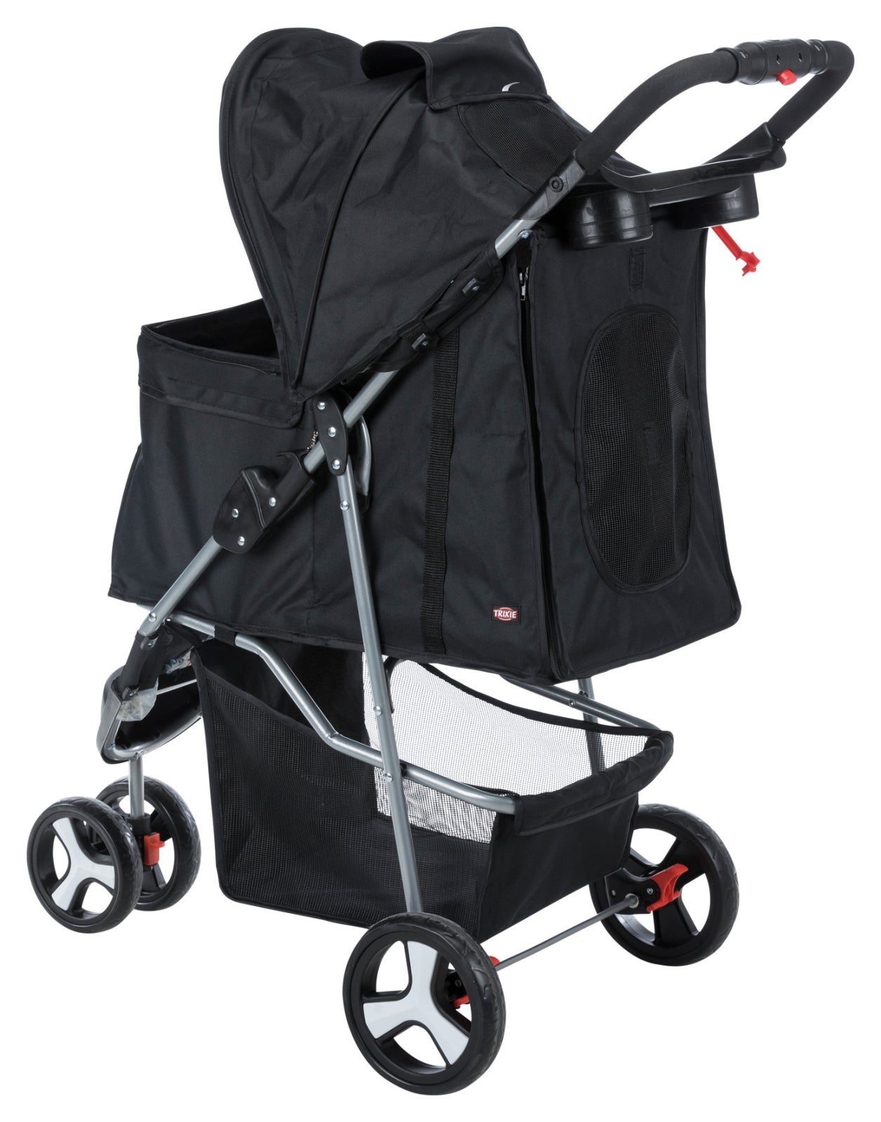 Trixie Pet Buggy Black – Foldable Dog & Cat Stroller