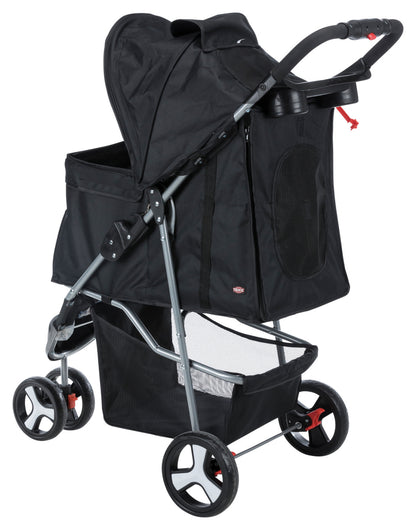 Trixie Pet Buggy Black – Foldable Dog & Cat Stroller