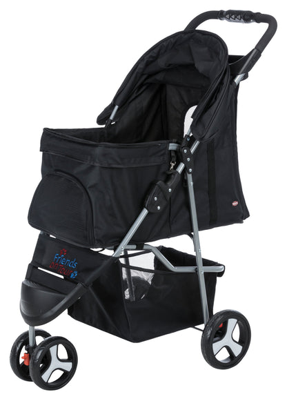 Trixie Pet Buggy Black – Foldable Dog & Cat Stroller