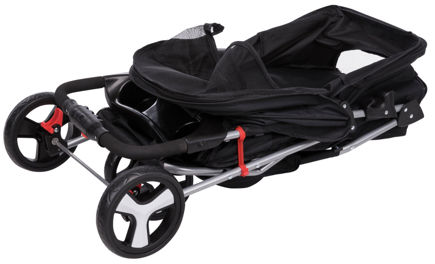 Trixie Pet Buggy Black – Foldable Dog & Cat Stroller