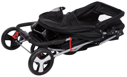 Trixie Pet Buggy Black – Foldable Dog & Cat Stroller