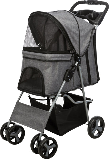 Trixie Pet Buggy Grey – Foldable Dog & Cat Stroller