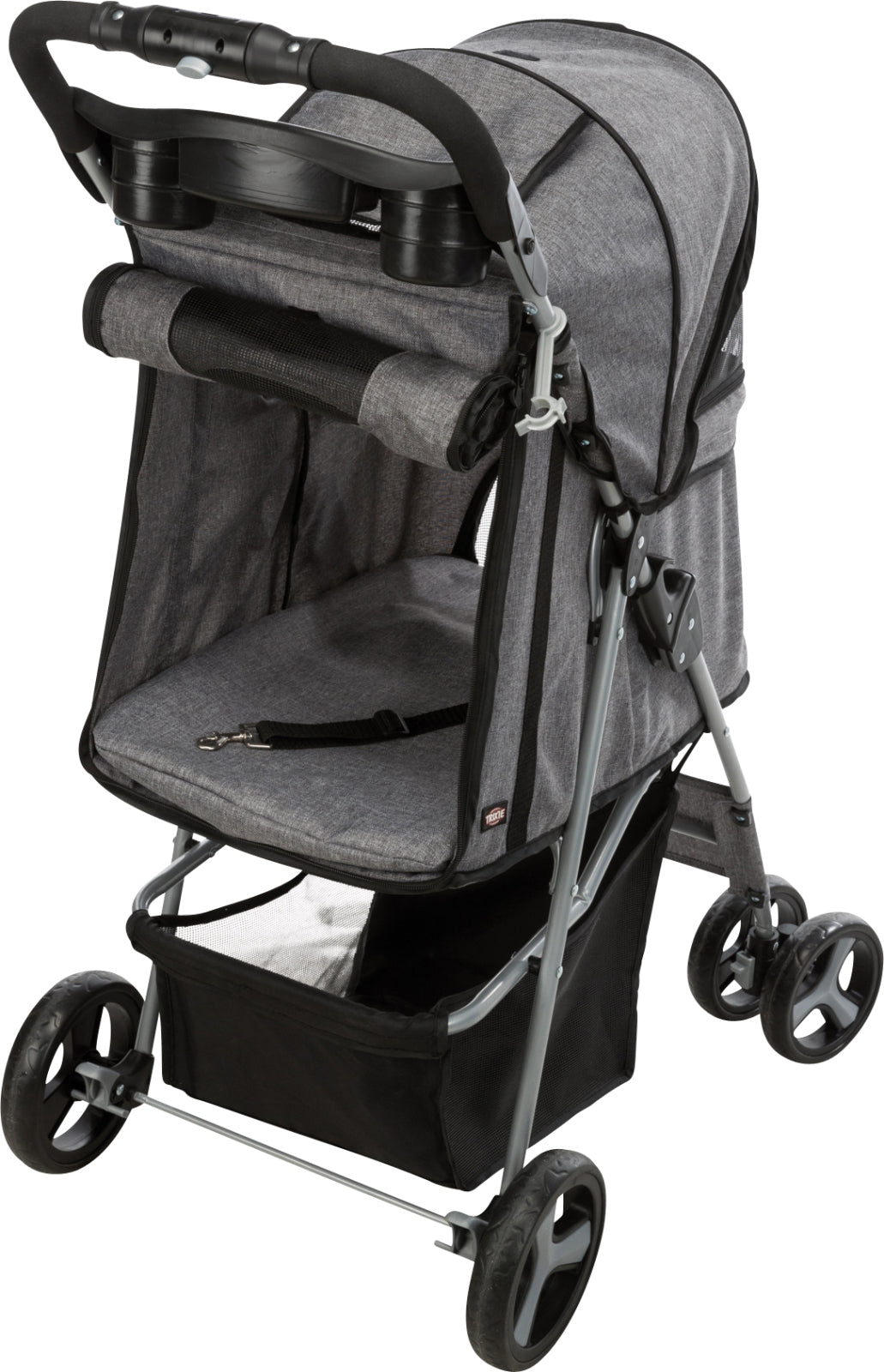 Trixie Pet Buggy Grey – Foldable Dog & Cat Stroller