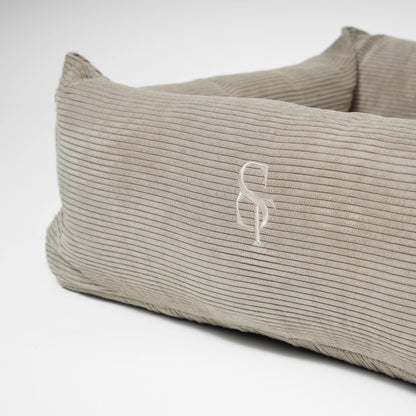 Vera Dog Bed – Sand Dune Corduroy | Memory Foam Comfort