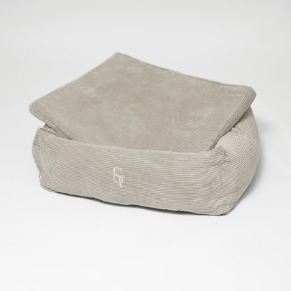 Vera Dog Bed – Sand Dune Corduroy | Memory Foam Comfort