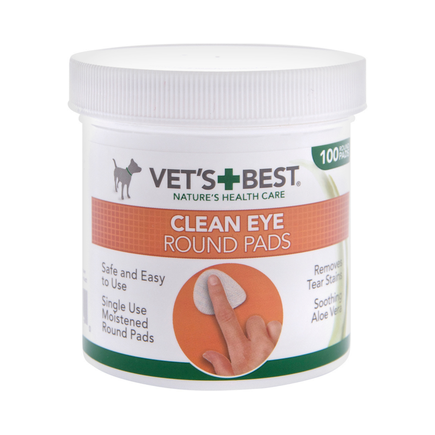 Vet’s Best Clean Eye Care Pads – Gentle Eye Cleaning for Dogs (100 pcs)