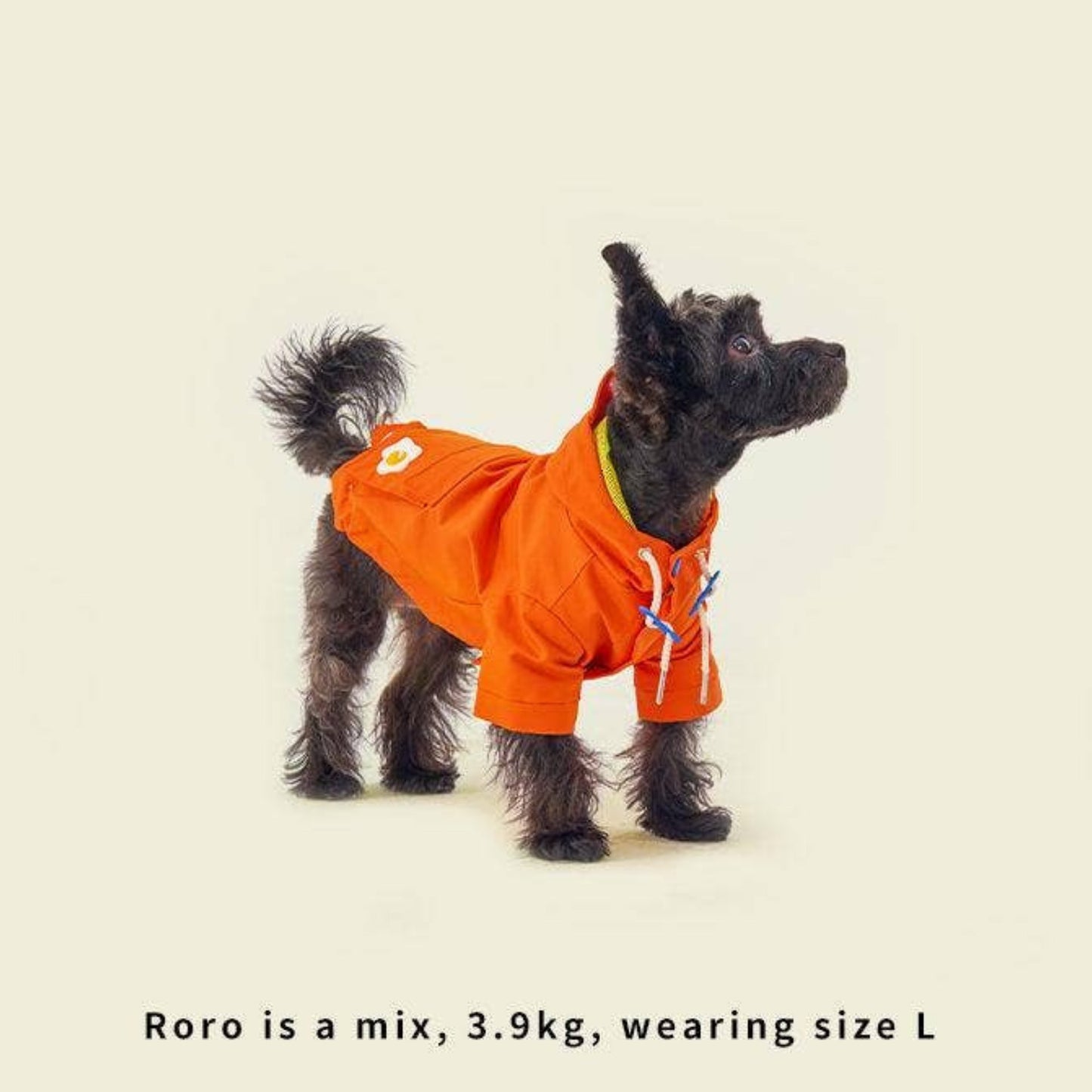 Waterproof Dog Raincoat – Orange (All-Day Function Coat)