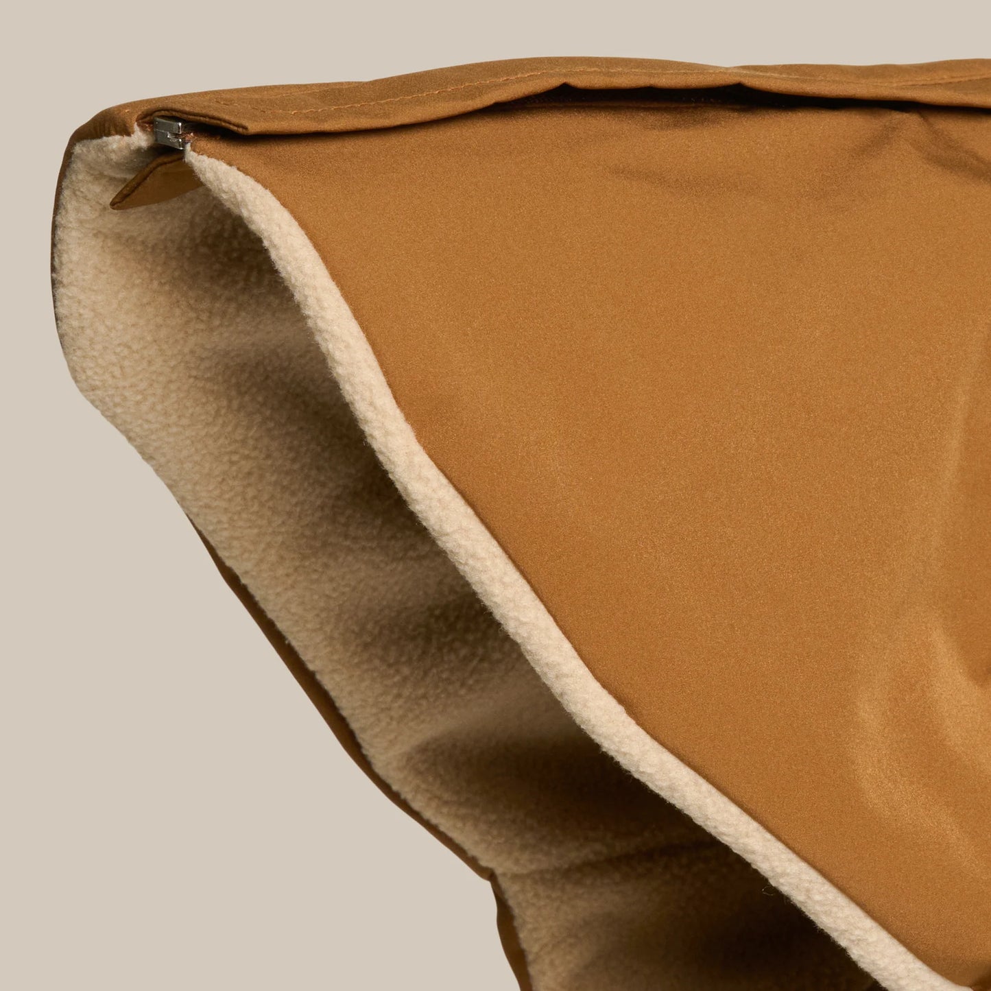 Zermatt Brown Step-In Dog Jacket – Water-Repellent, Fleece-Lined Winter Coat